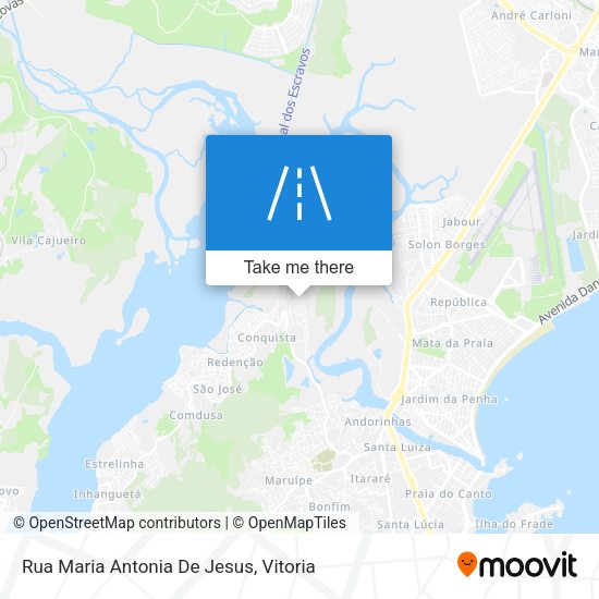Rua Maria Antonia De Jesus map