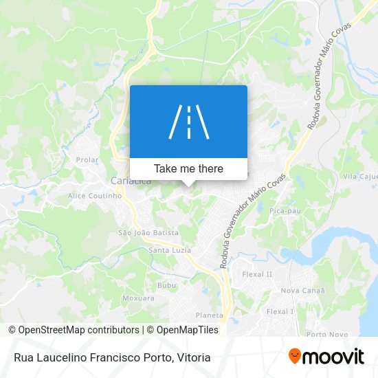 Rua Laucelino Francisco Porto map
