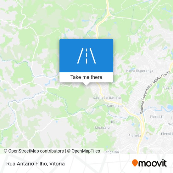 Rua Antário Filho map
