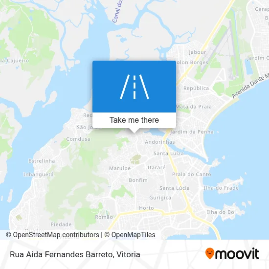 Rua Aida Fernandes Barreto map