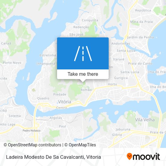Ladeira Modesto De Sa Cavalcanti map