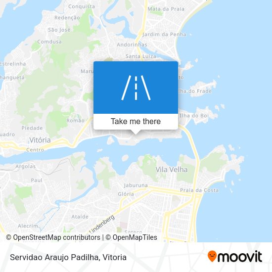 Servidao Araujo Padilha map