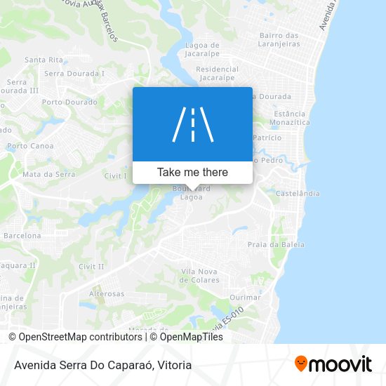 Avenida Serra Do Caparaó map