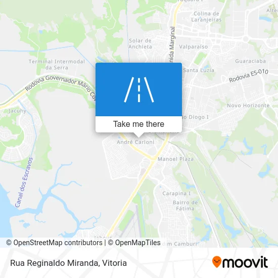 Rua Reginaldo Miranda map