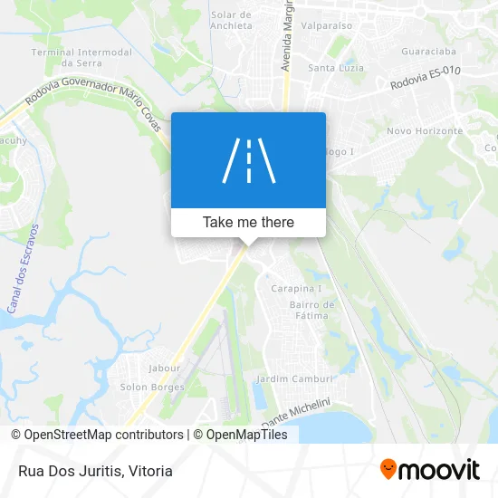 Rua Dos Juritis map