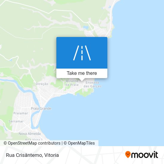 Rua Crisântemo map