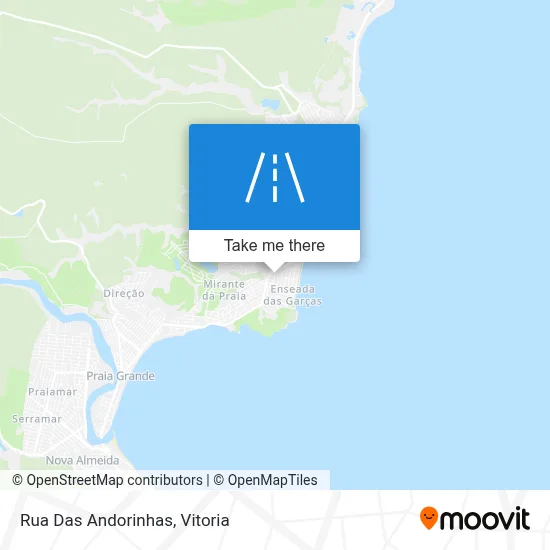 Rua Das Andorinhas map