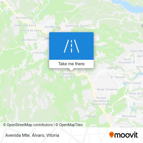 Avenida Mte. Álvaro map