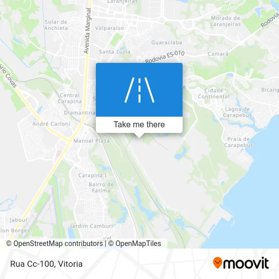Rua Cc-100 map