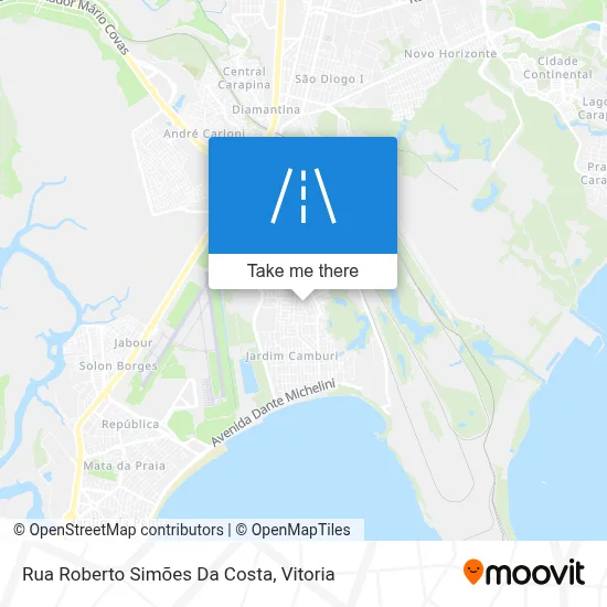 Rua Roberto Simões Da Costa map