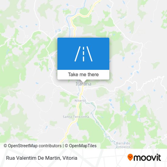 Rua Valentim De Martin map