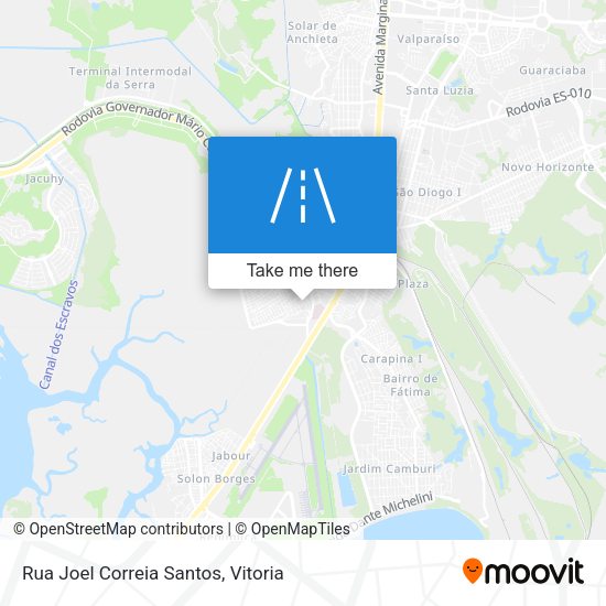 Rua Joel Correia Santos map