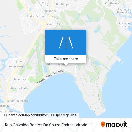 Rua Oswaldo Bastos De Souza Freitas map
