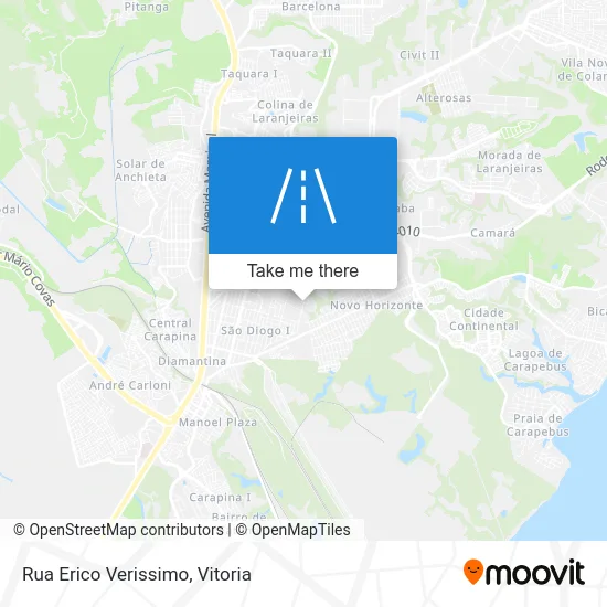 Rua Erico Verissimo map