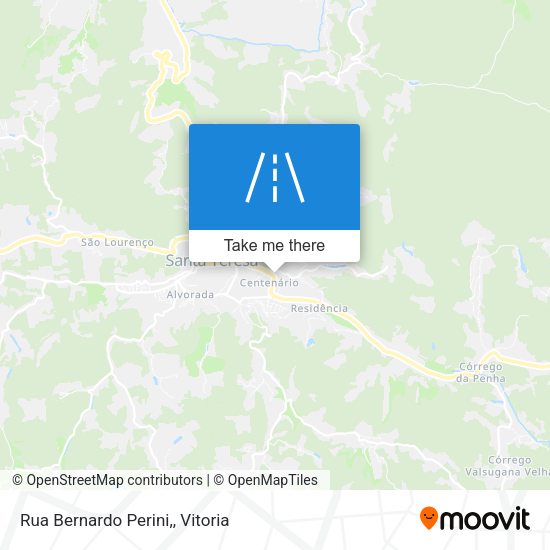 Rua Bernardo Perini, map