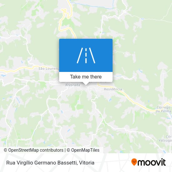 Rua Virgílio Germano Bassetti map