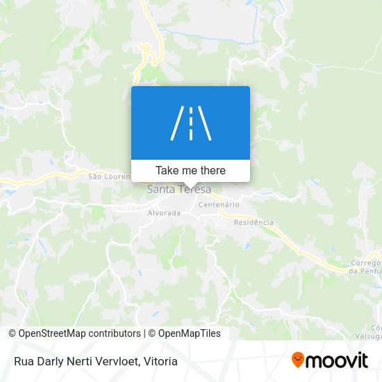 Rua Darly Nerti Vervloet map