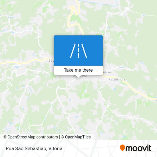 Rua São Sebastião map