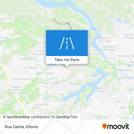 Rua Gama map