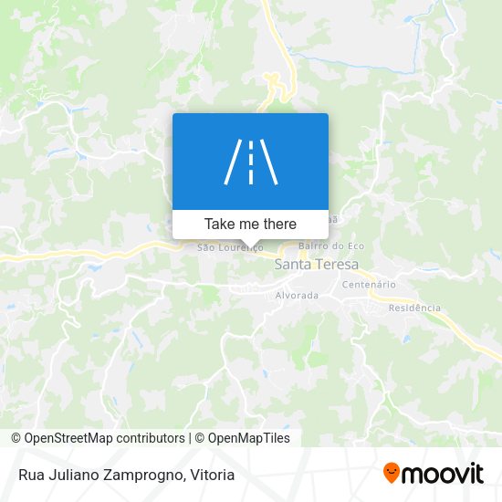 Rua Juliano Zamprogno map