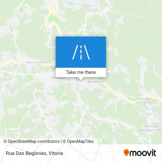 Rua Das Begônias map