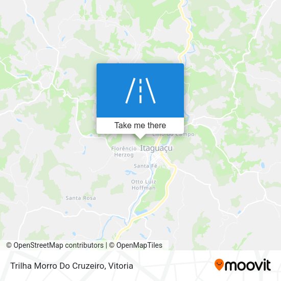 Trilha Morro Do Cruzeiro map