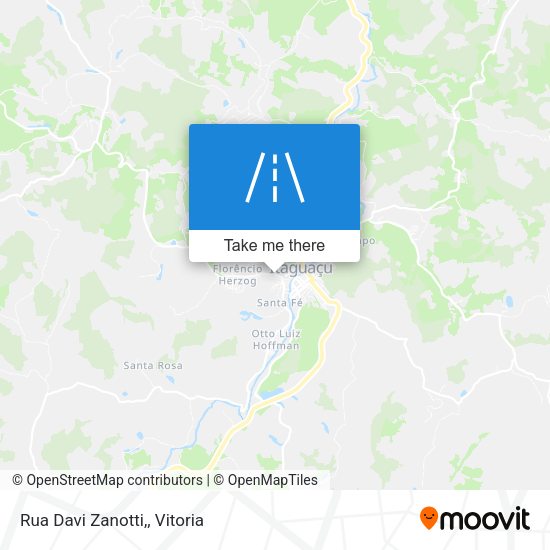 Rua Davi Zanotti, map