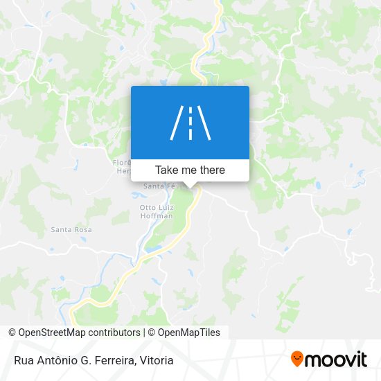 Rua Antônio G. Ferreira map