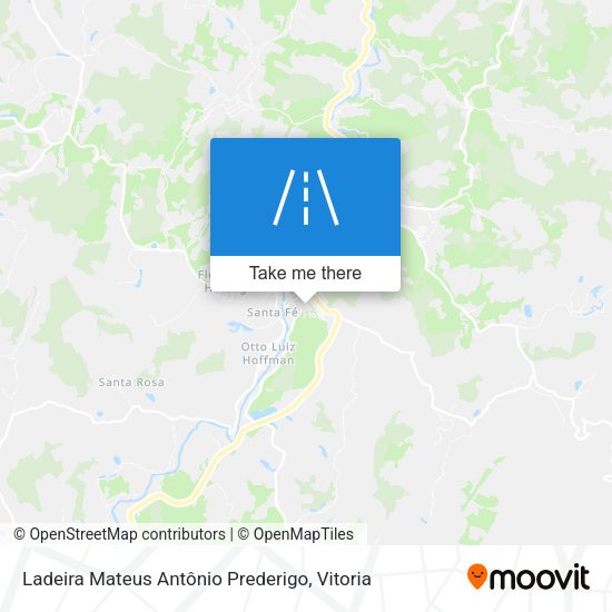 Ladeira Mateus Antônio Prederigo map