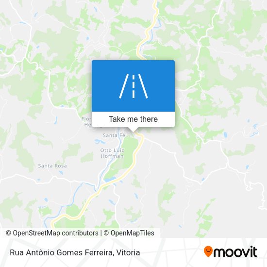 Rua Antônio Gomes Ferreira map