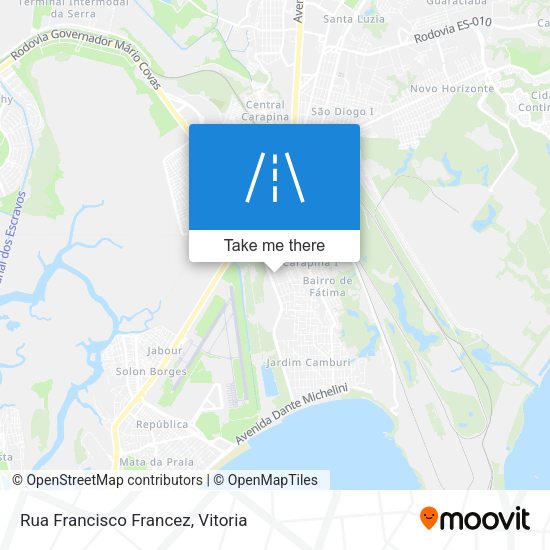 Rua Francisco Francez map
