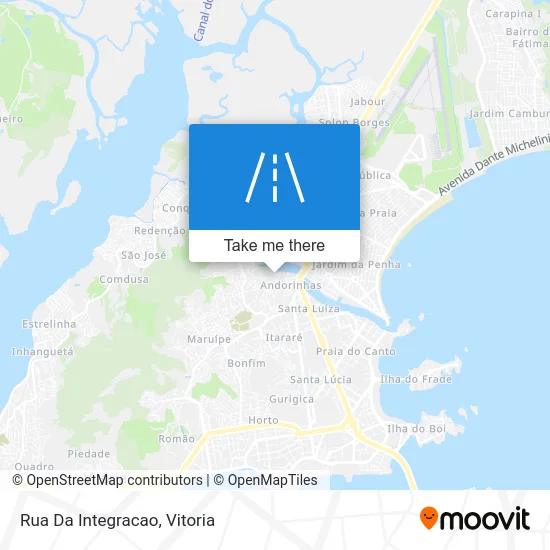Rua Da Integracao map