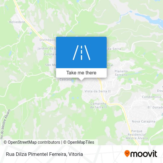 Rua Dilza Pimentel Ferreira map