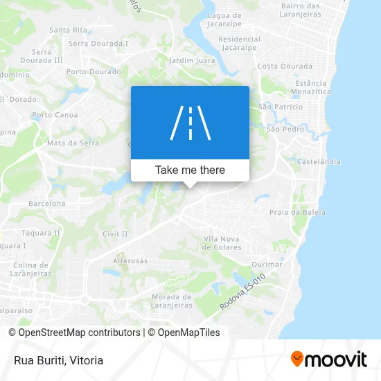 Rua Buriti map