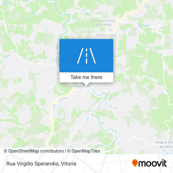 Rua Virgilio Sperandio map
