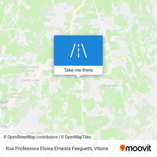 Rua Professora Eloisa Ernesta Feeguetti map