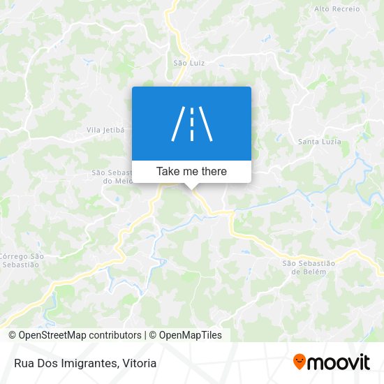 Rua Dos Imigrantes map