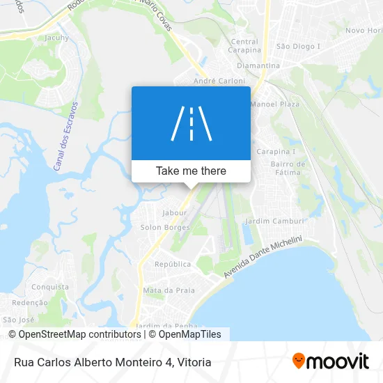 Rua Carlos Alberto Monteiro 4 map