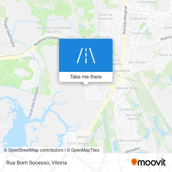 Rua Bom Sucesso map
