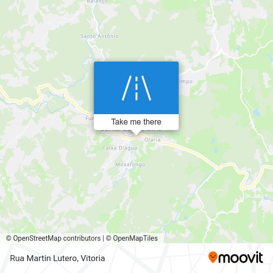 Rua Martin Lutero map