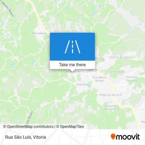 Rua São Luís map
