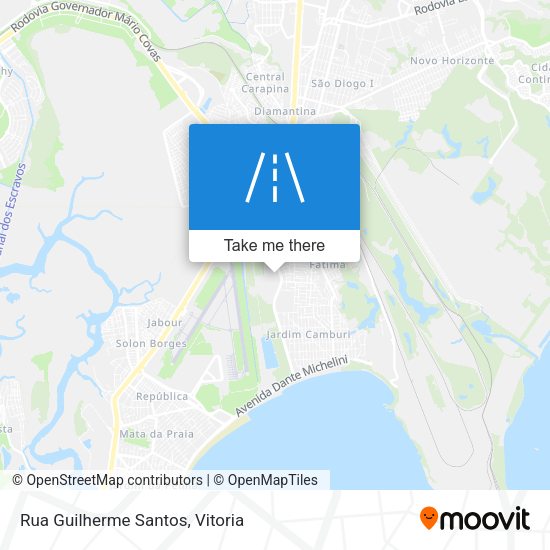 Rua Guilherme Santos map