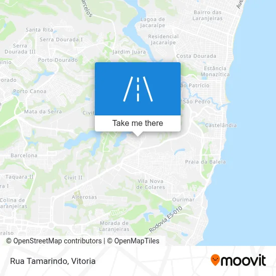 Rua Tamarindo map
