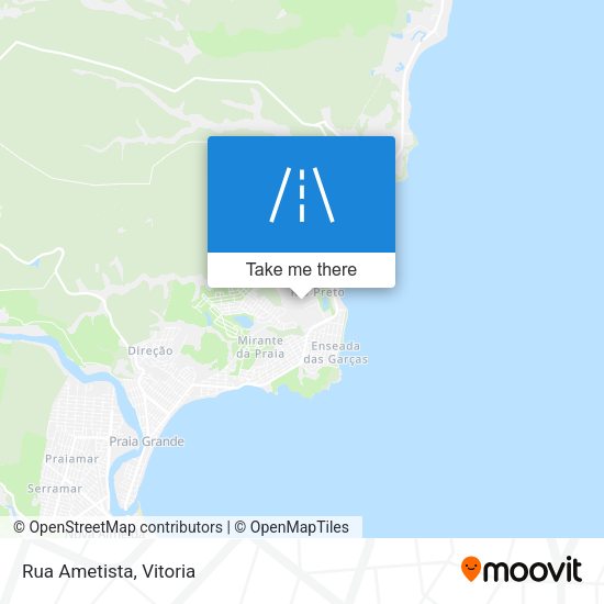 Rua Ametista map