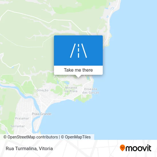 Rua Turmalina map