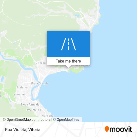 Rua Violeta map