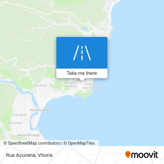 Rua Açucena map