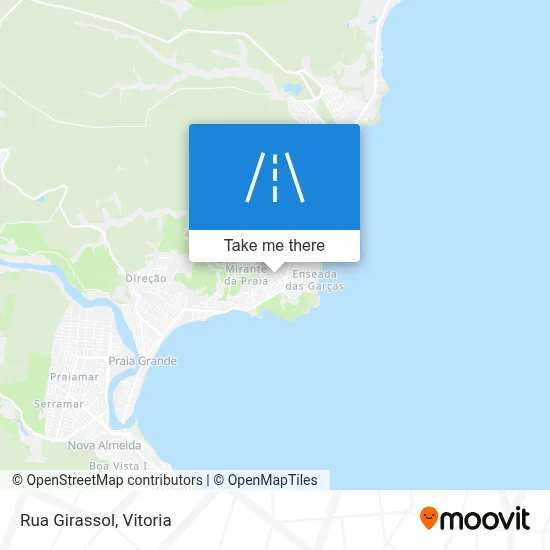 Rua Girassol map