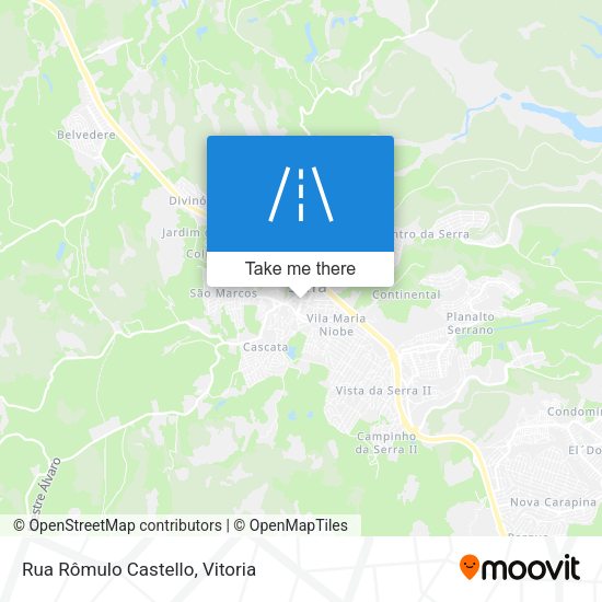Rua Rômulo Castello map