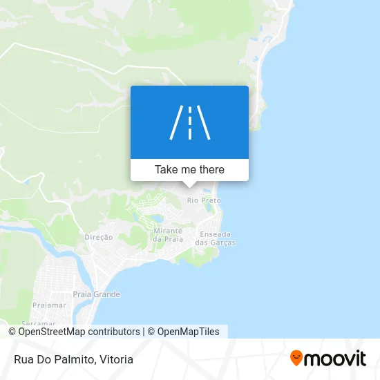 Rua Do Palmito map